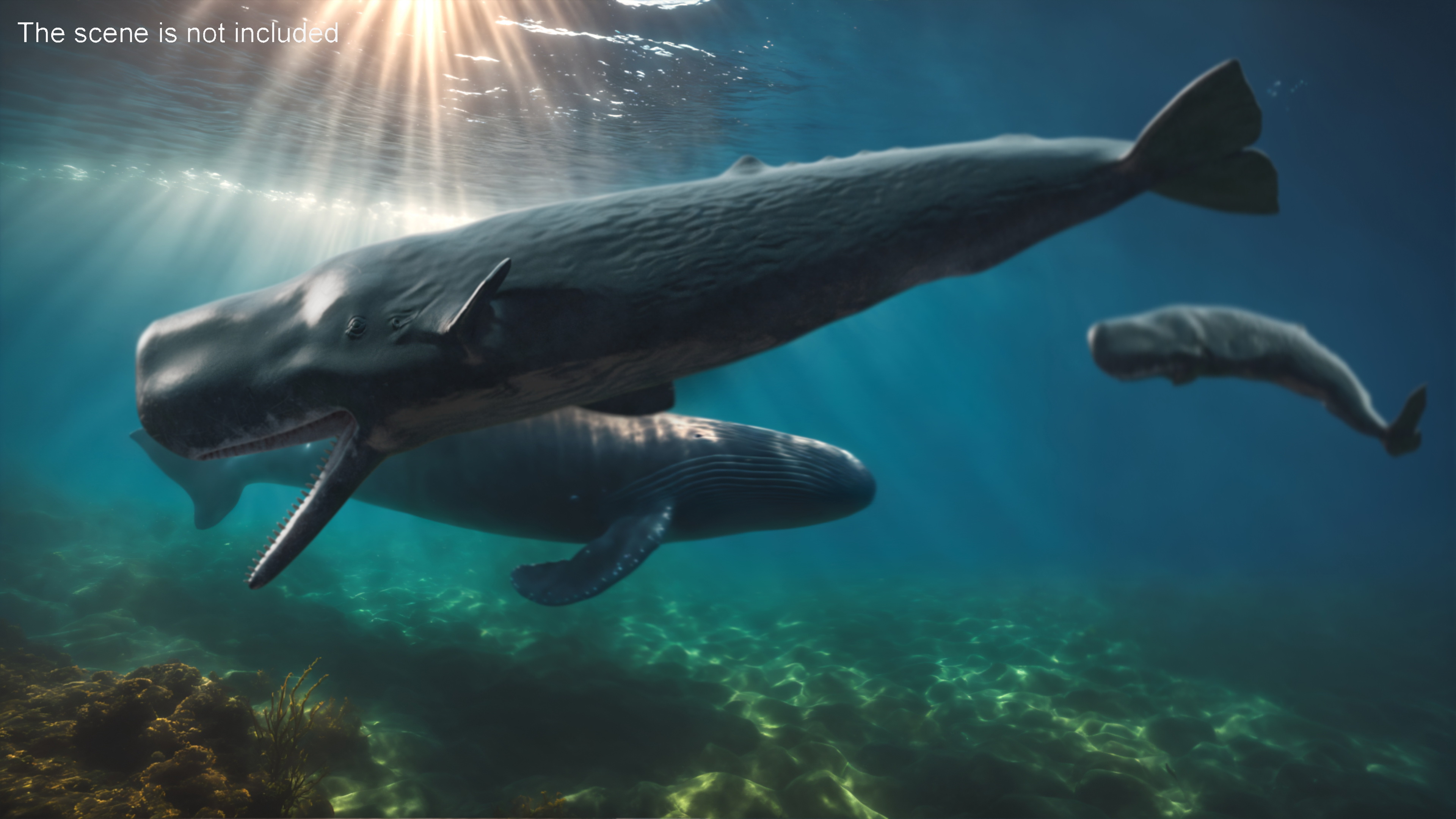 Sperm Whale Basic Pose 3D