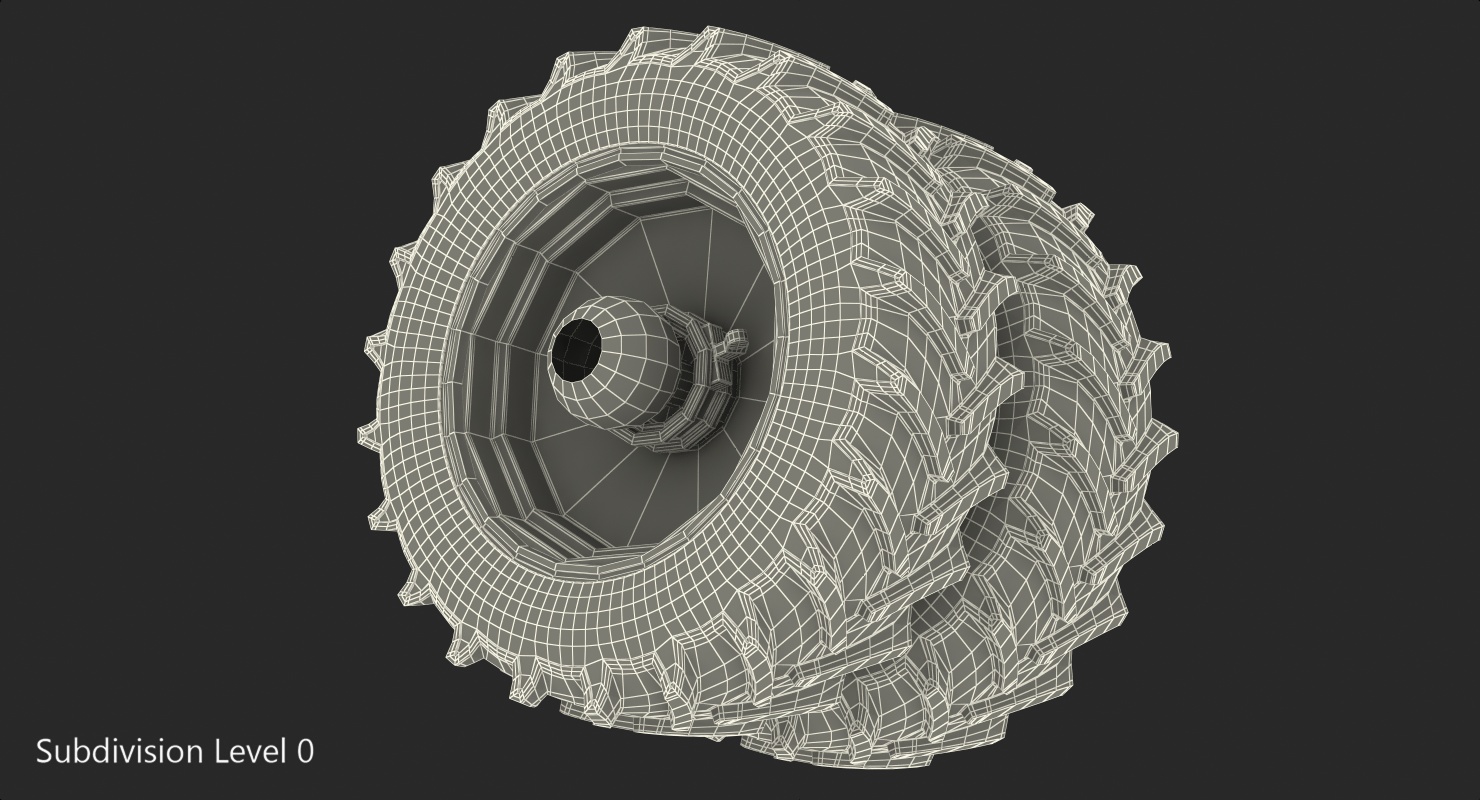 Good Year Tractor Twin Tire 3D