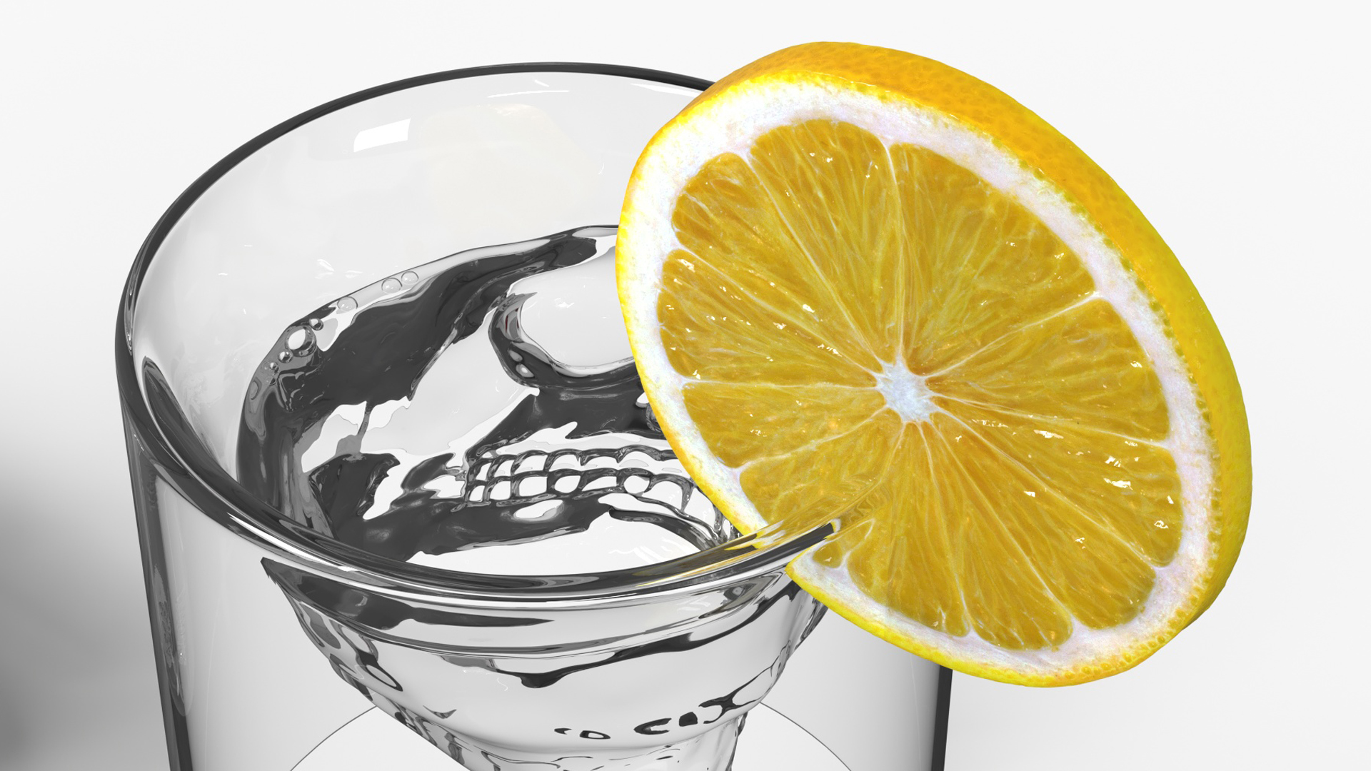 Smirnoff Vodka No21 with Shot and Lemon Slice - view 6