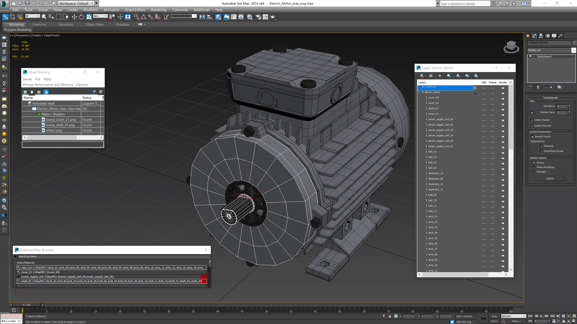 Electric Motor 3D model
