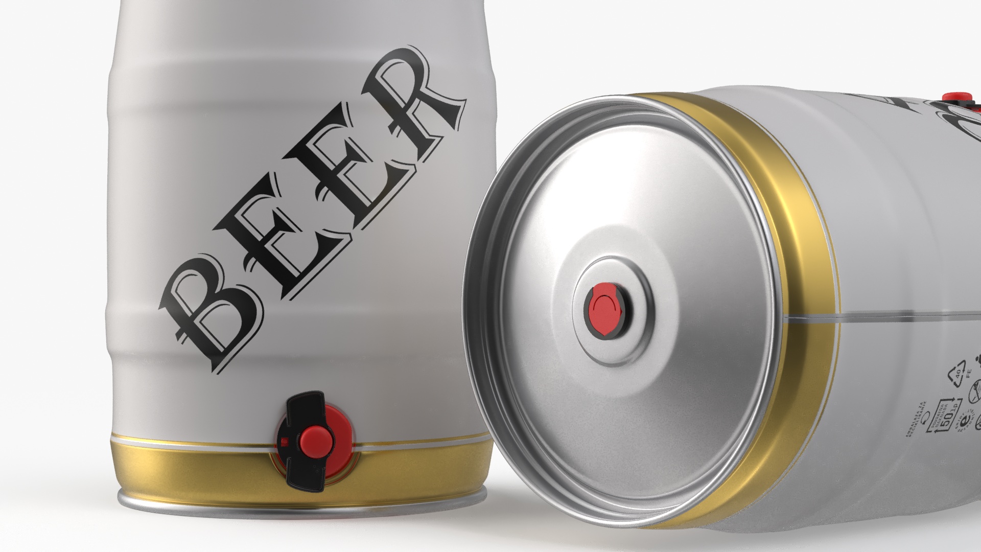 Beer 5 Liter Barrel 3D model