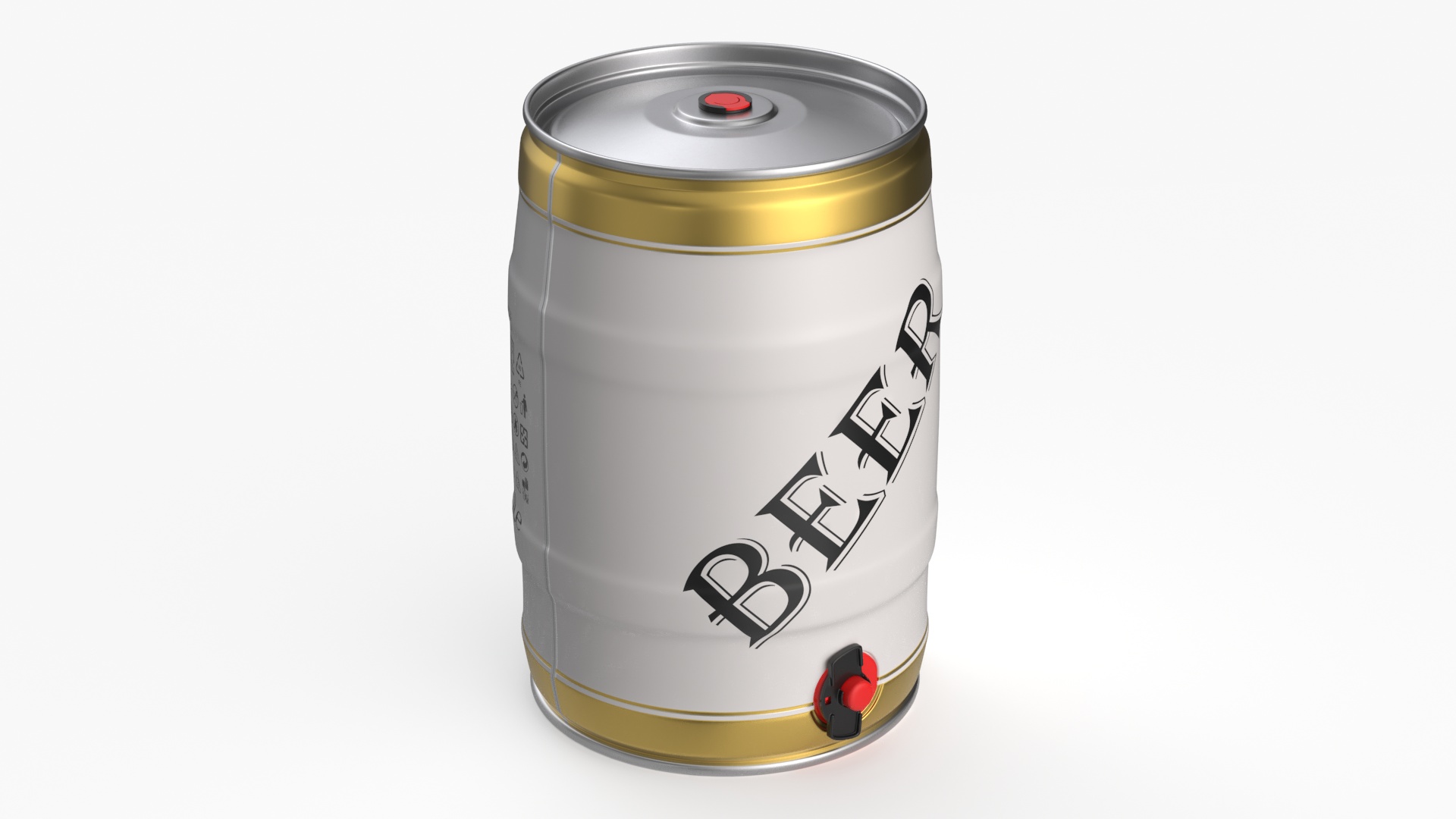 Beer 5 Liter Barrel 3D model