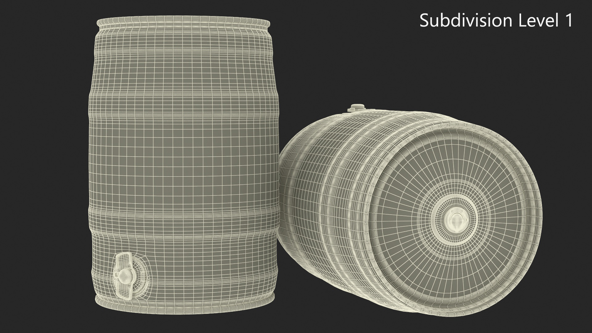 Beer 5 Liter Barrel 3D model