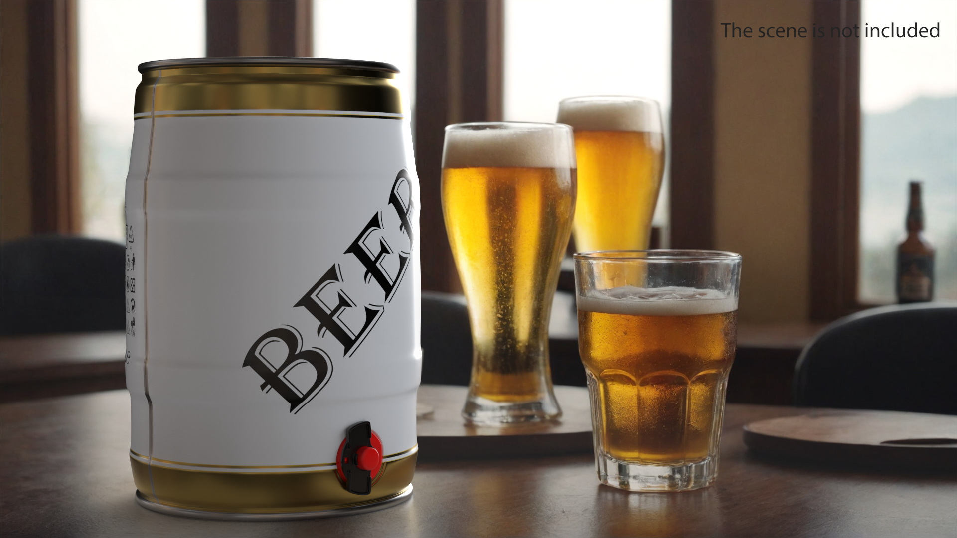 Beer 5 Liter Barrel 3D model