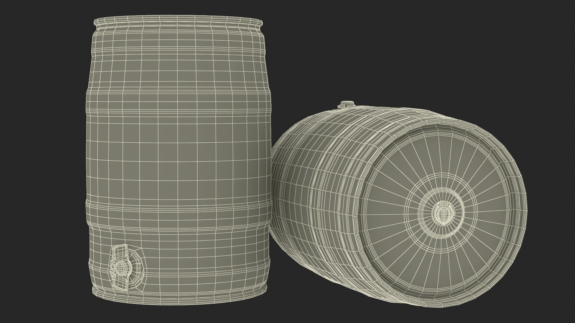 Beer 5 Liter Barrel 3D model