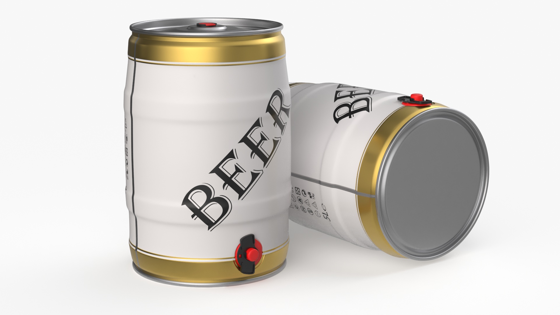 Beer 5 Liter Barrel 3D model