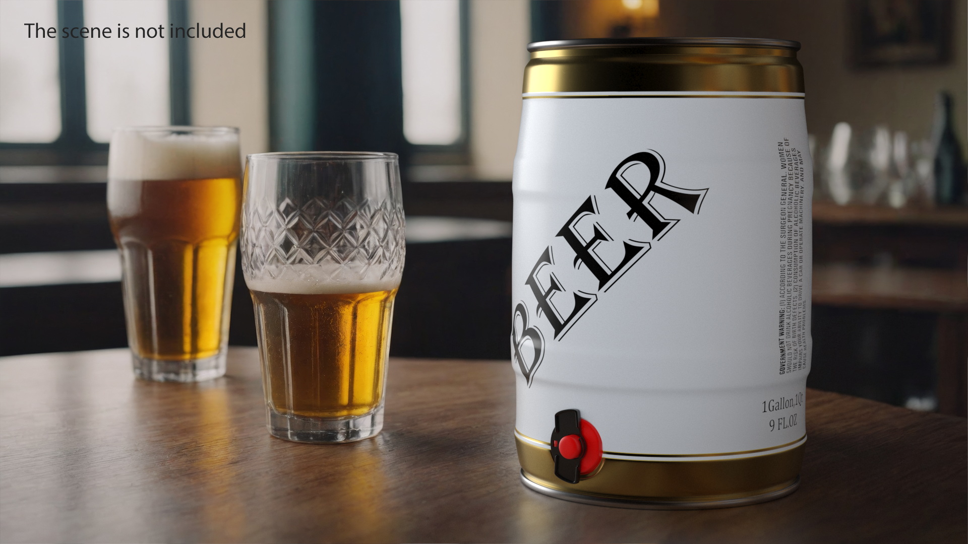 Beer 5 Liter Barrel 3D model