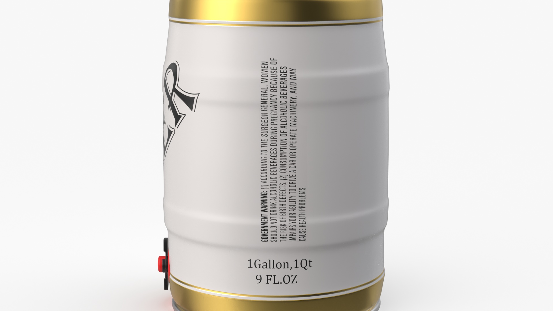 Beer 5 Liter Barrel 3D model