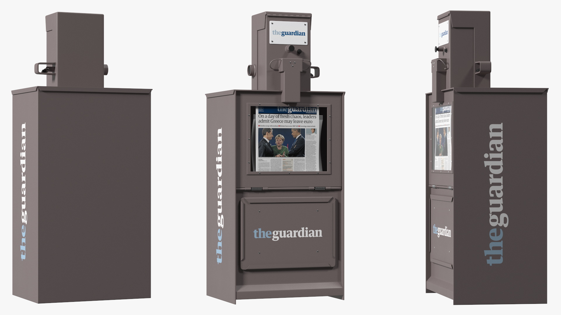 3D model Newspaper Vending Machine