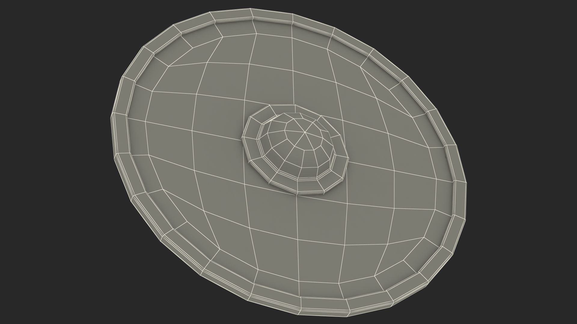 3D Viking Shields Set model