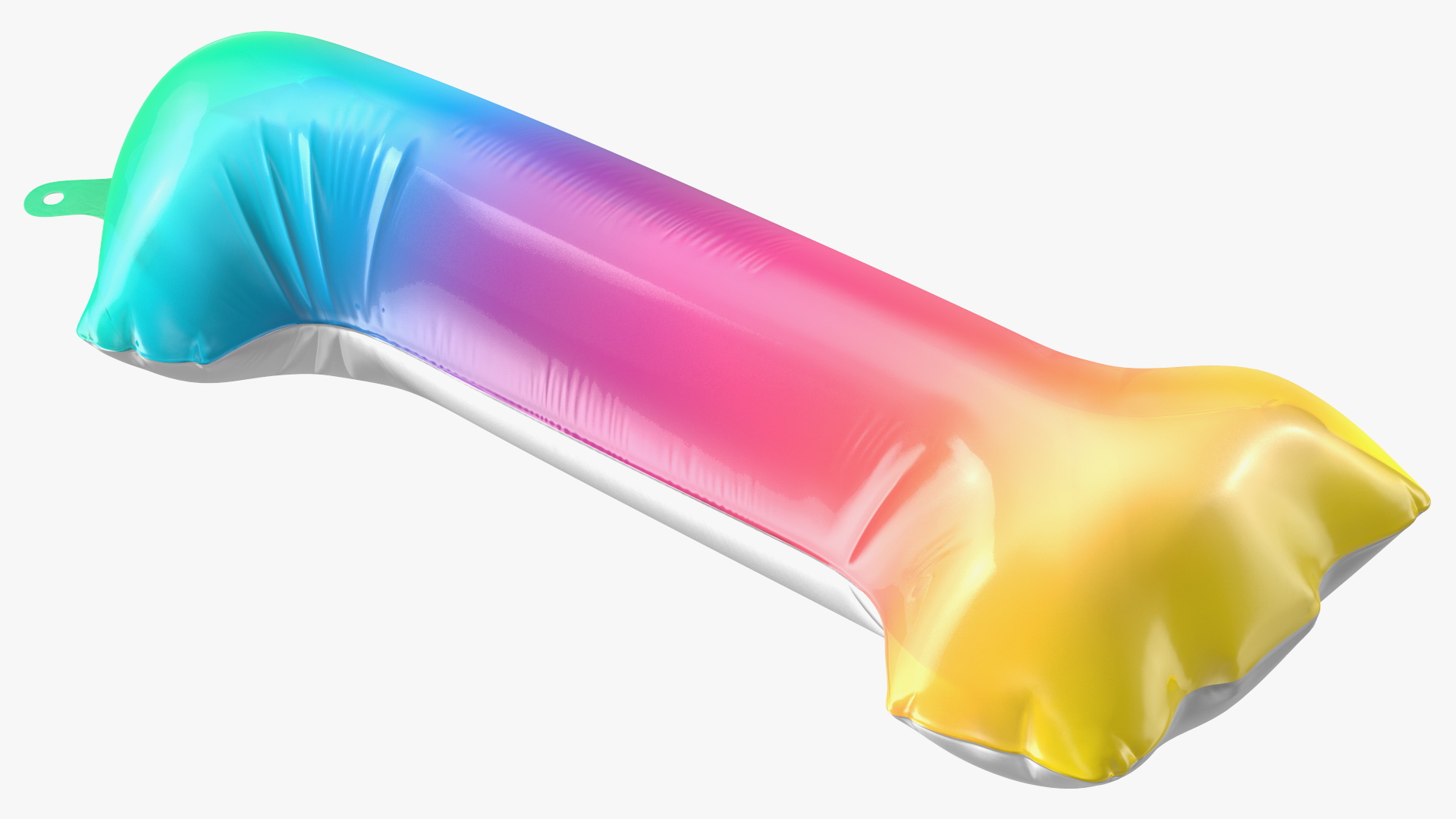 3D model Balloon Numbers 1 Rainbow