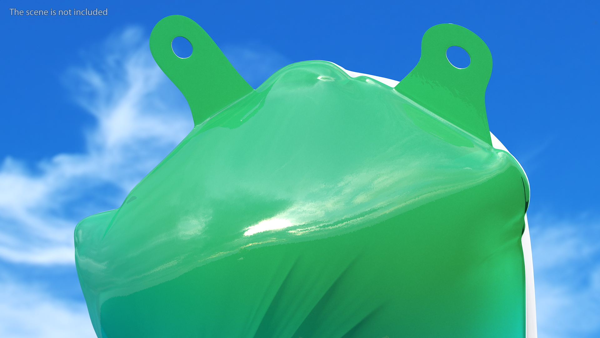 3D model Balloon Numbers 1 Rainbow