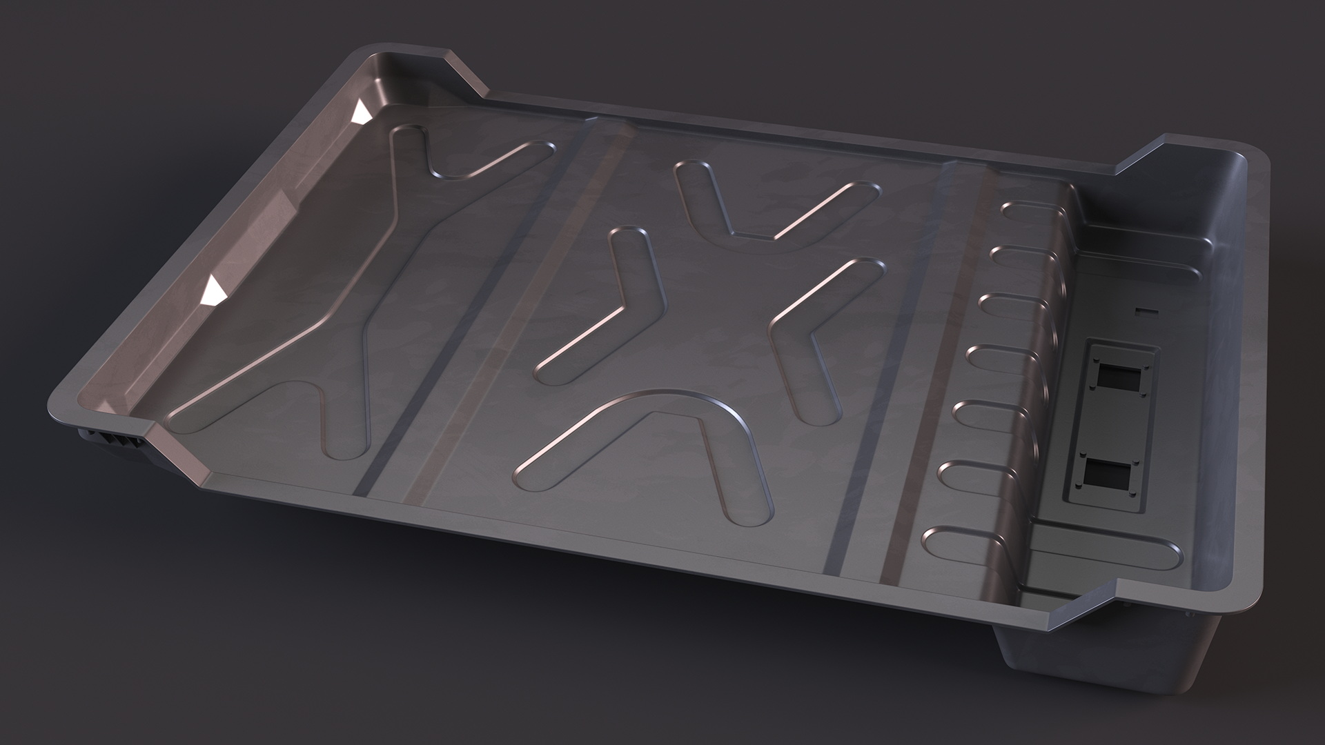 3D Disassembled Electric Car Battery model