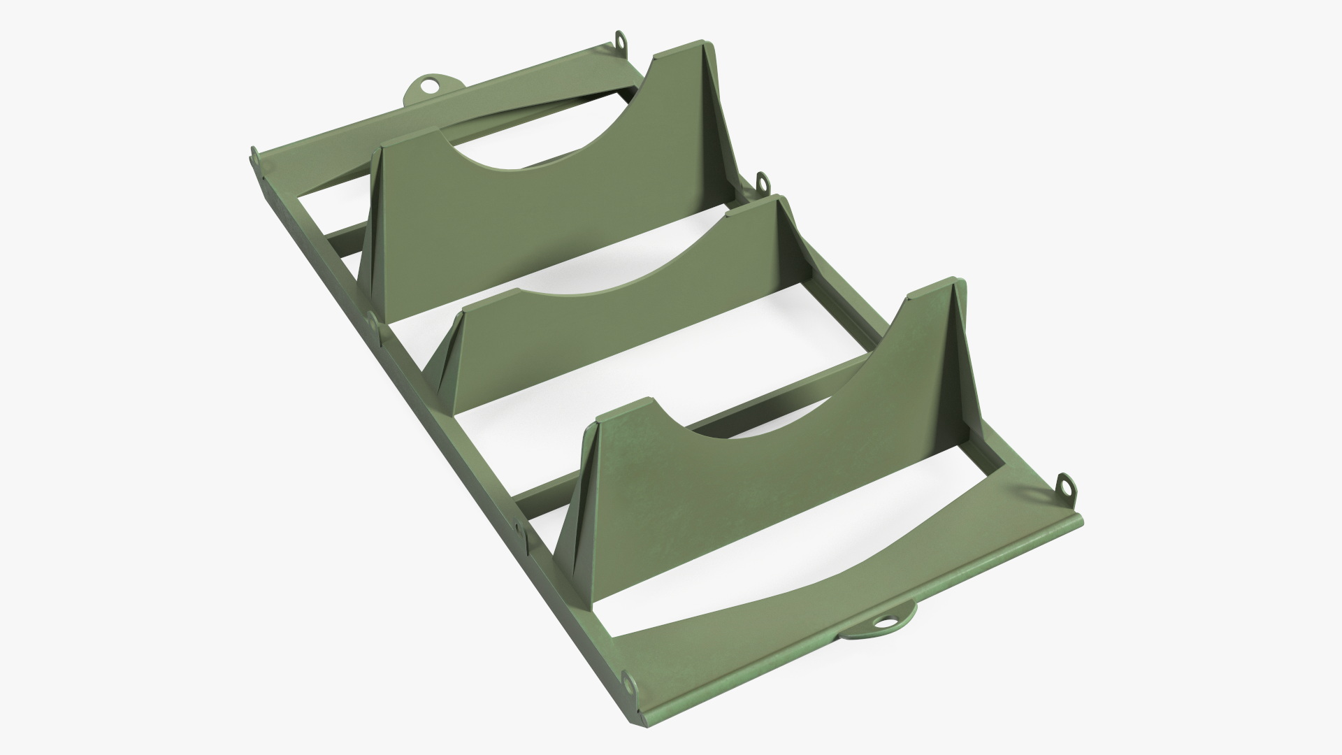 3D Atomic Bomb Fat Man Green with Shipping Pallet