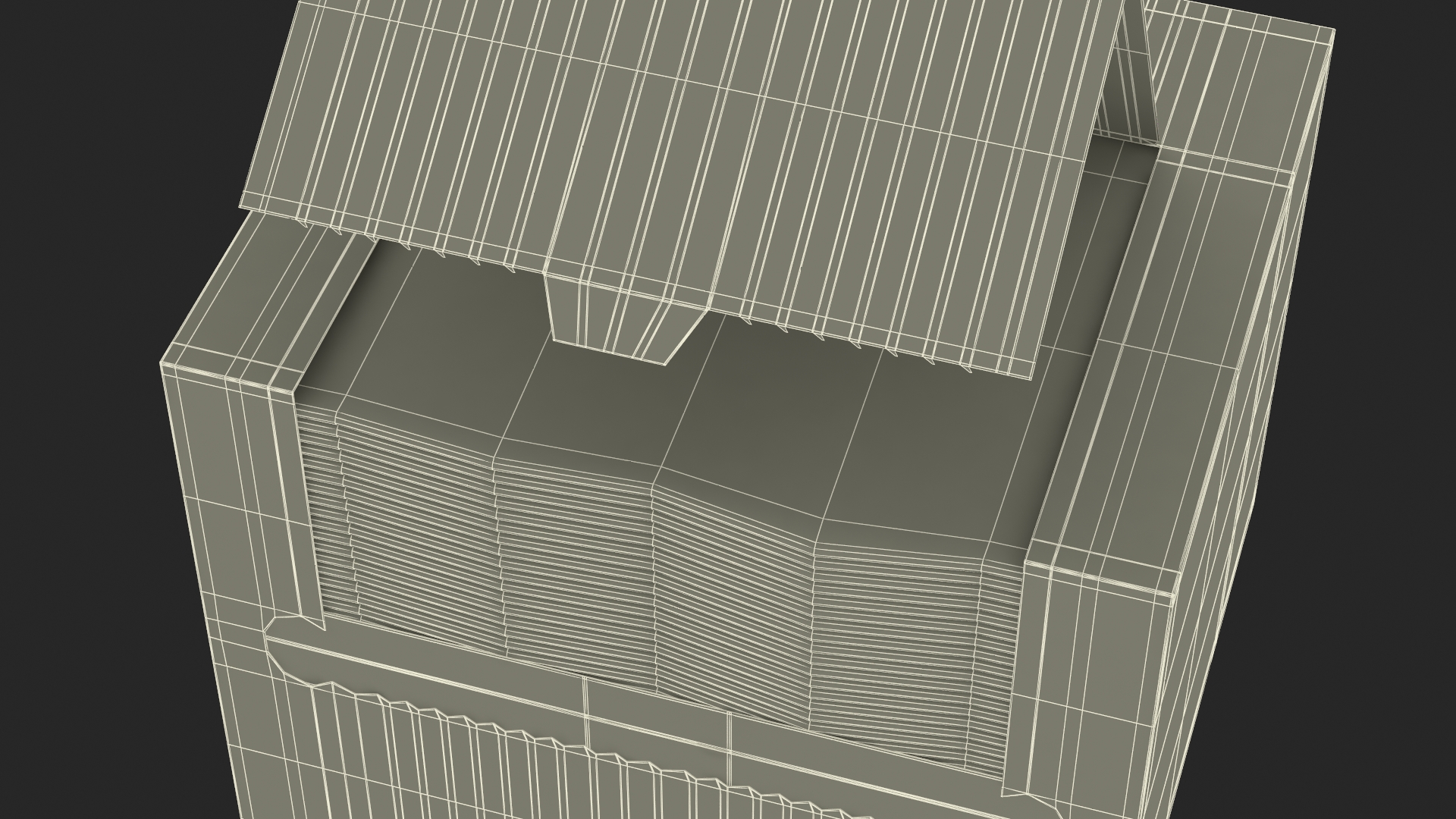 3D Mockup Clean Paper Towel Box model