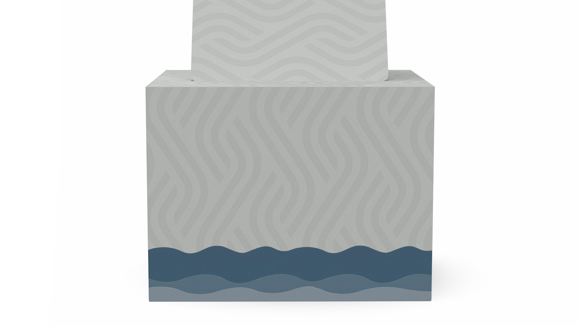 3D Mockup Clean Paper Towel Box model