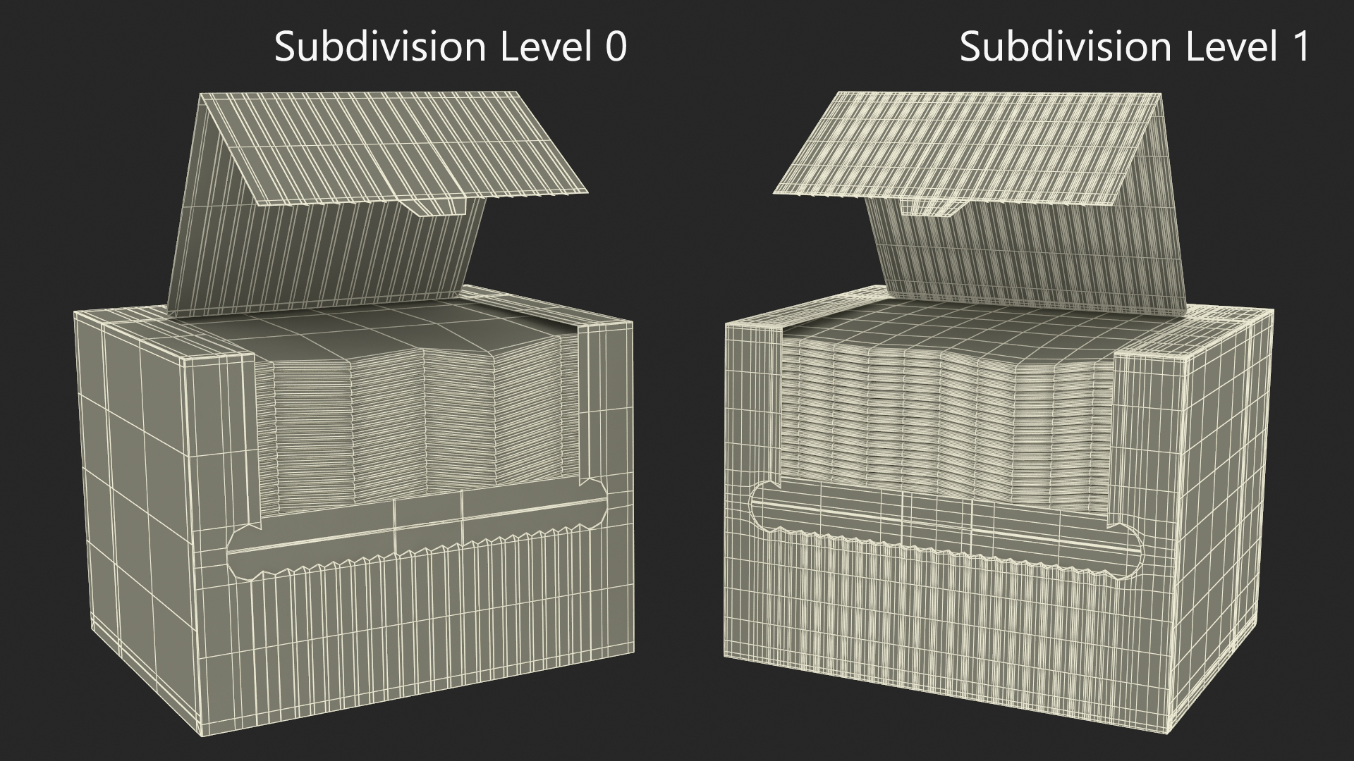 3D Mockup Clean Paper Towel Box model