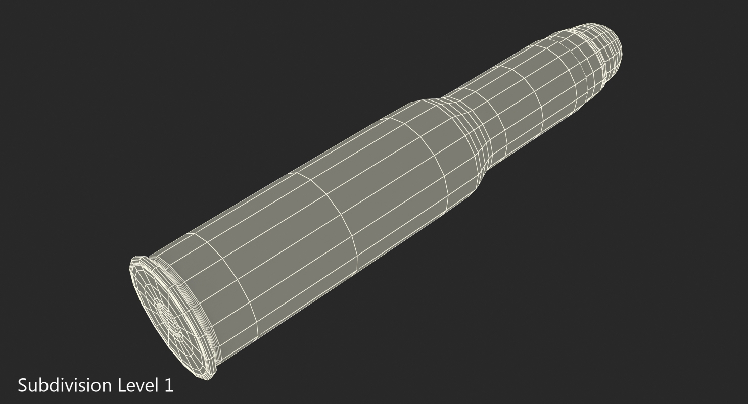 3D model Cartridge Case and Bullet