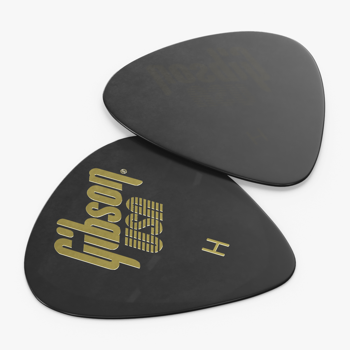 Gibson Guitar Pick Heavy Black