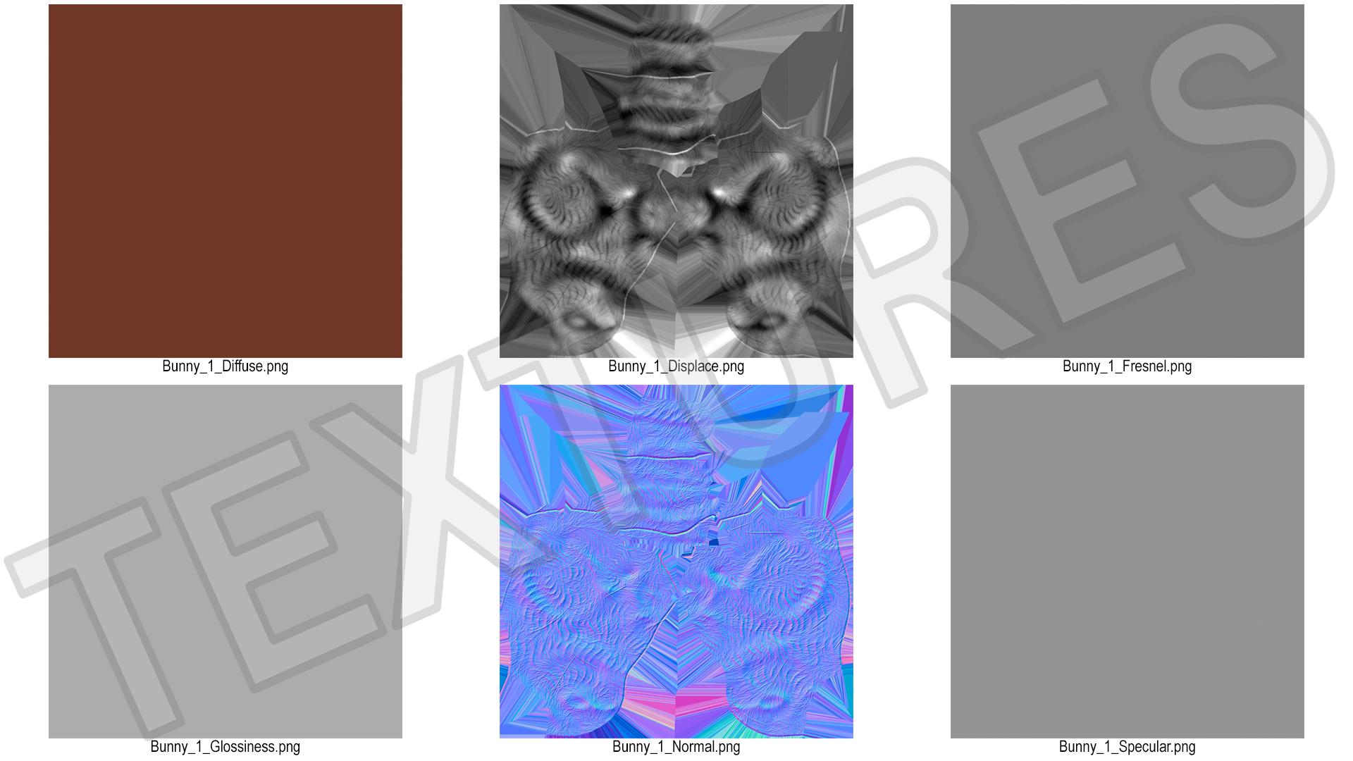Chocolate Easter Bunny 3D