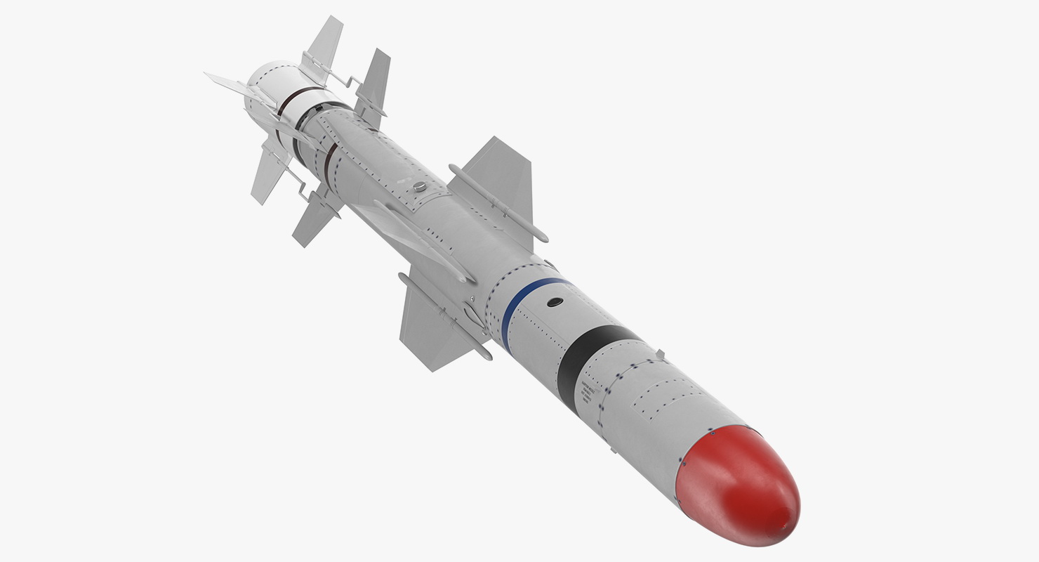 3D model AGM UGM RGM 84 Harpoon Anti Ship Missile