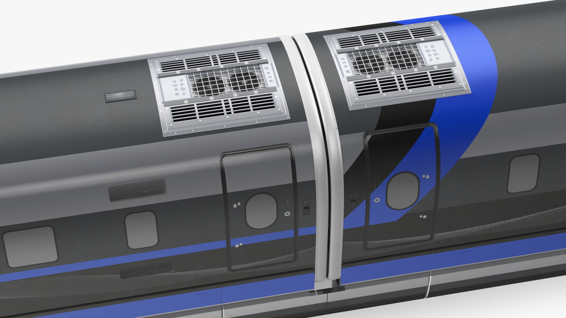 3D China Railway Maglev Train