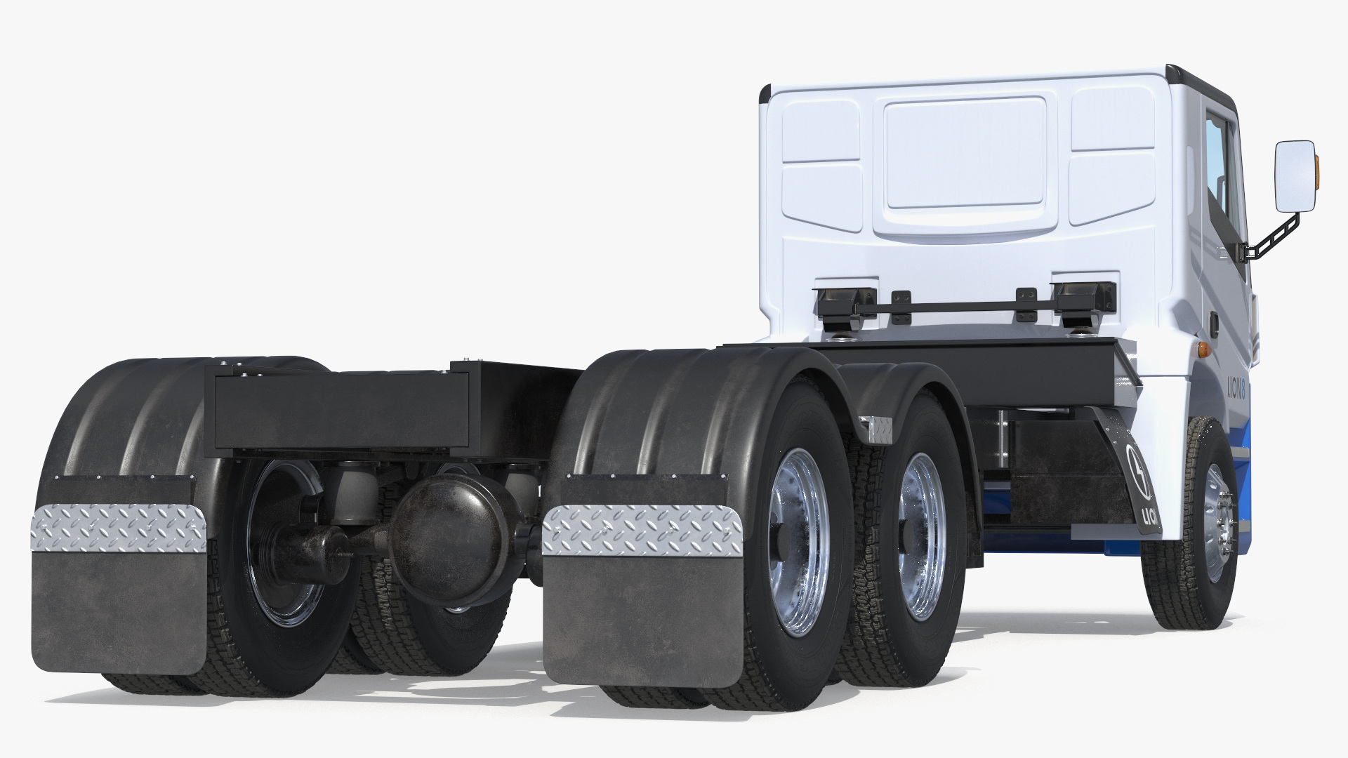 Lion8 Electric Truck Chassis Cab White - view 6