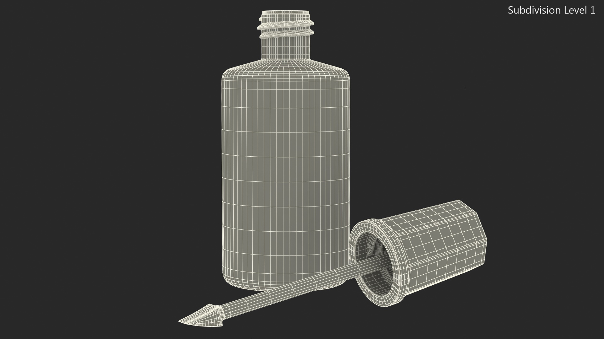 Tipp Ex Rapid Correction Fluid Opened 3D