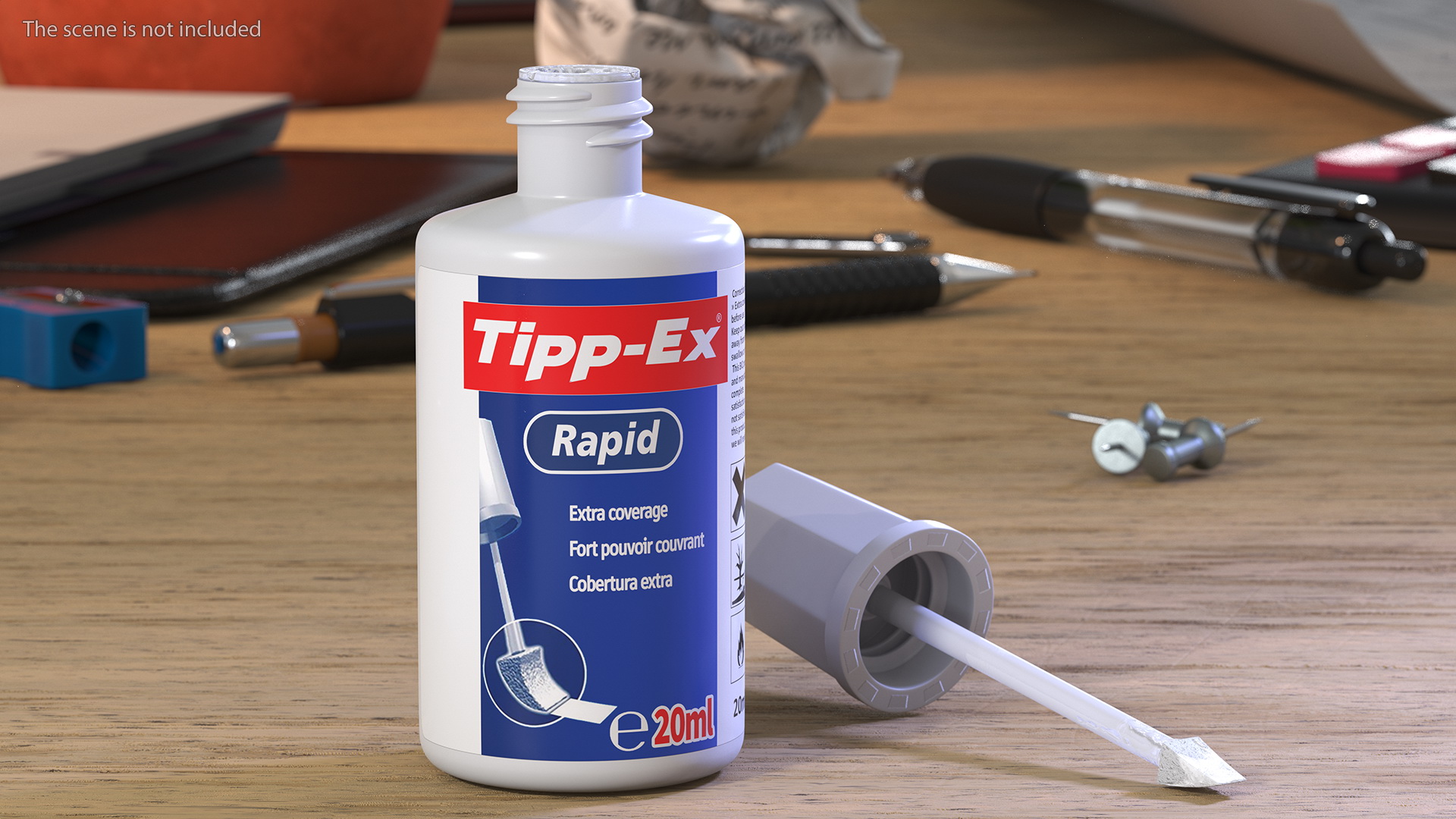 Tipp Ex Rapid Correction Fluid Opened 3D