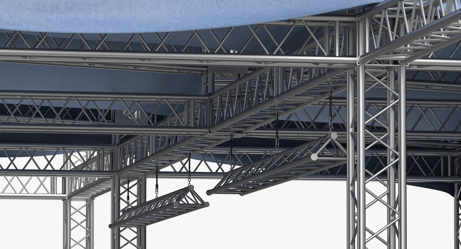 3D Outdoor Concert Stage