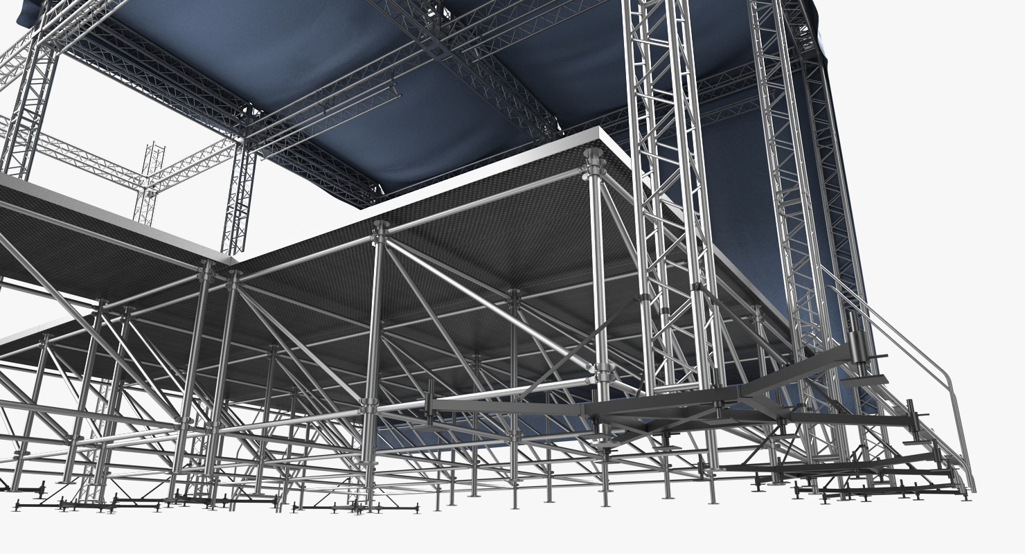 3D Outdoor Concert Stage