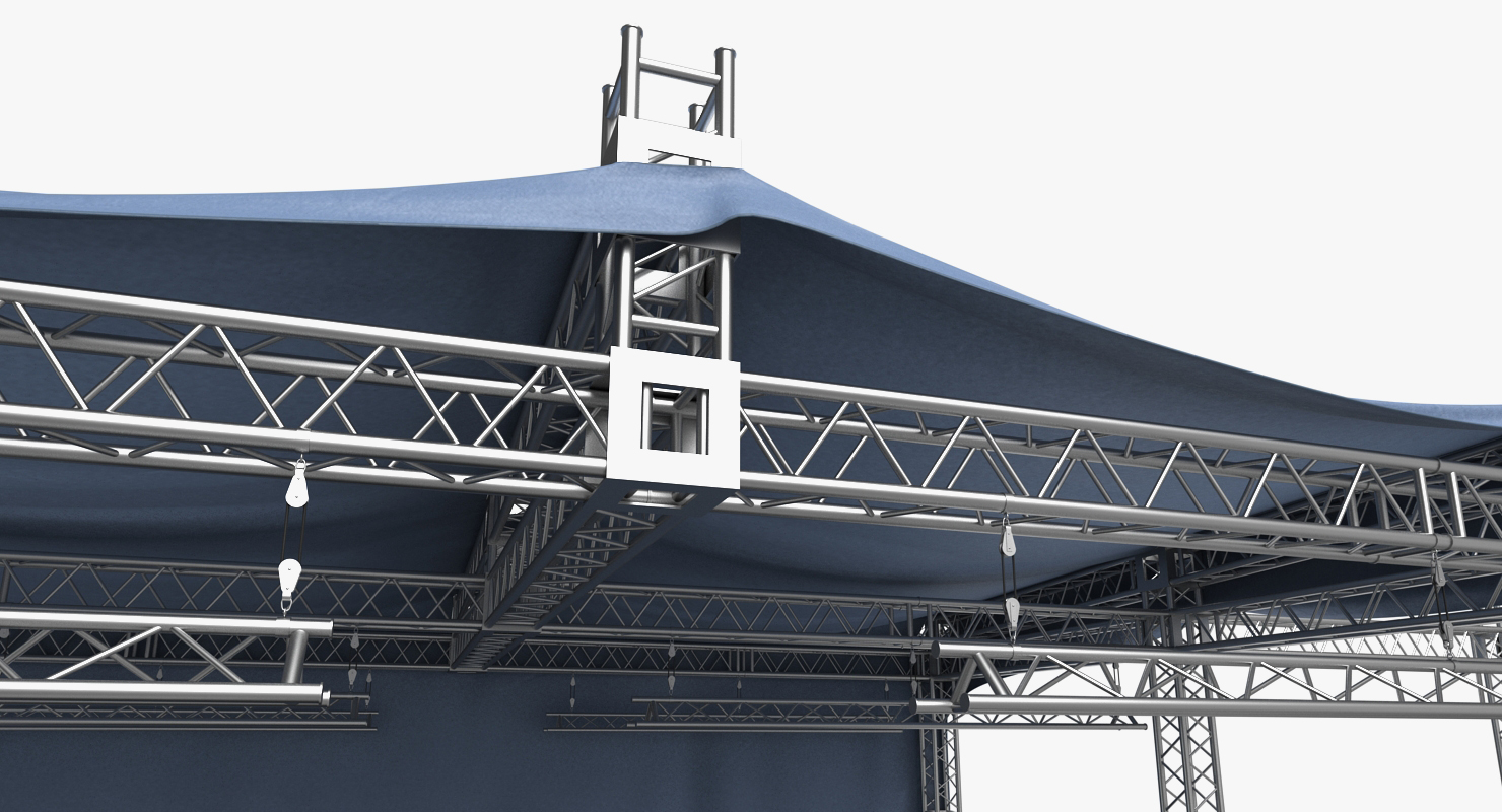 3D Outdoor Concert Stage