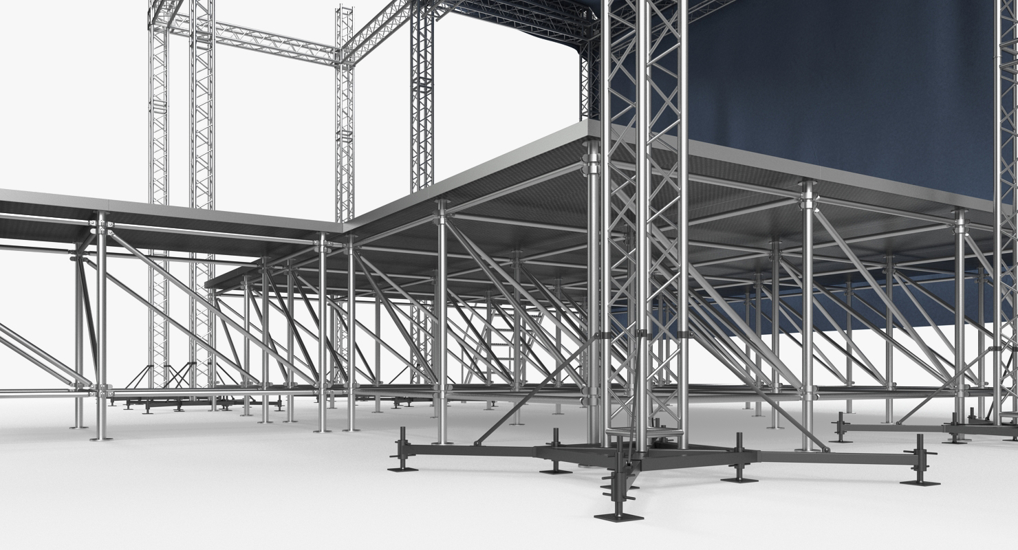 3D Outdoor Concert Stage