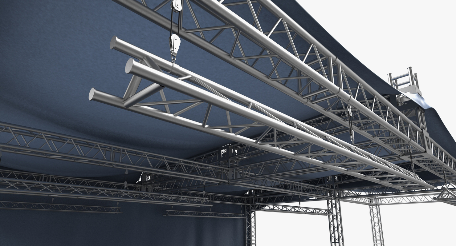 3D Outdoor Concert Stage