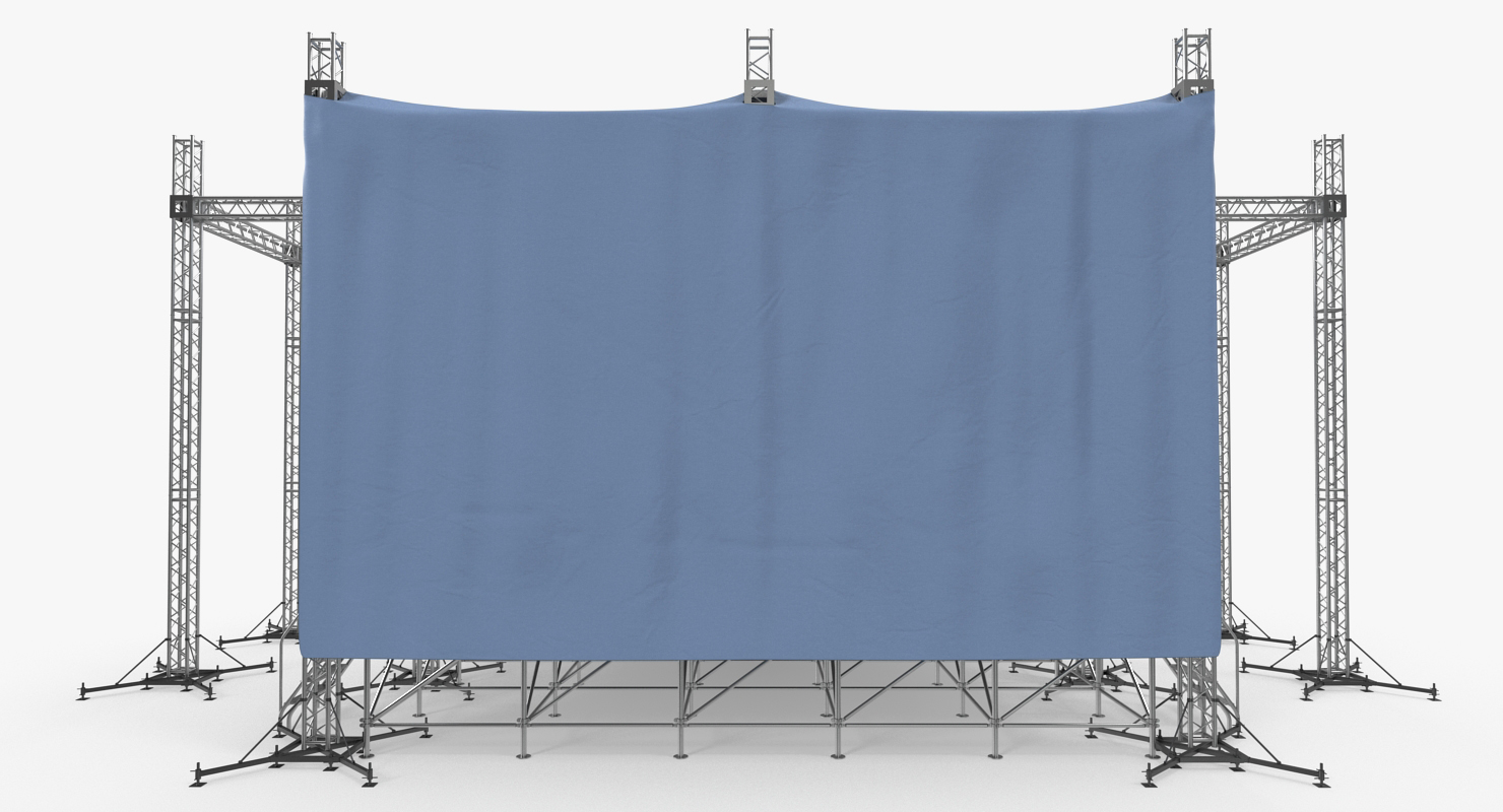 3D Outdoor Concert Stage