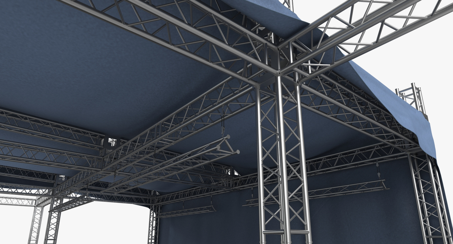 3D Outdoor Concert Stage
