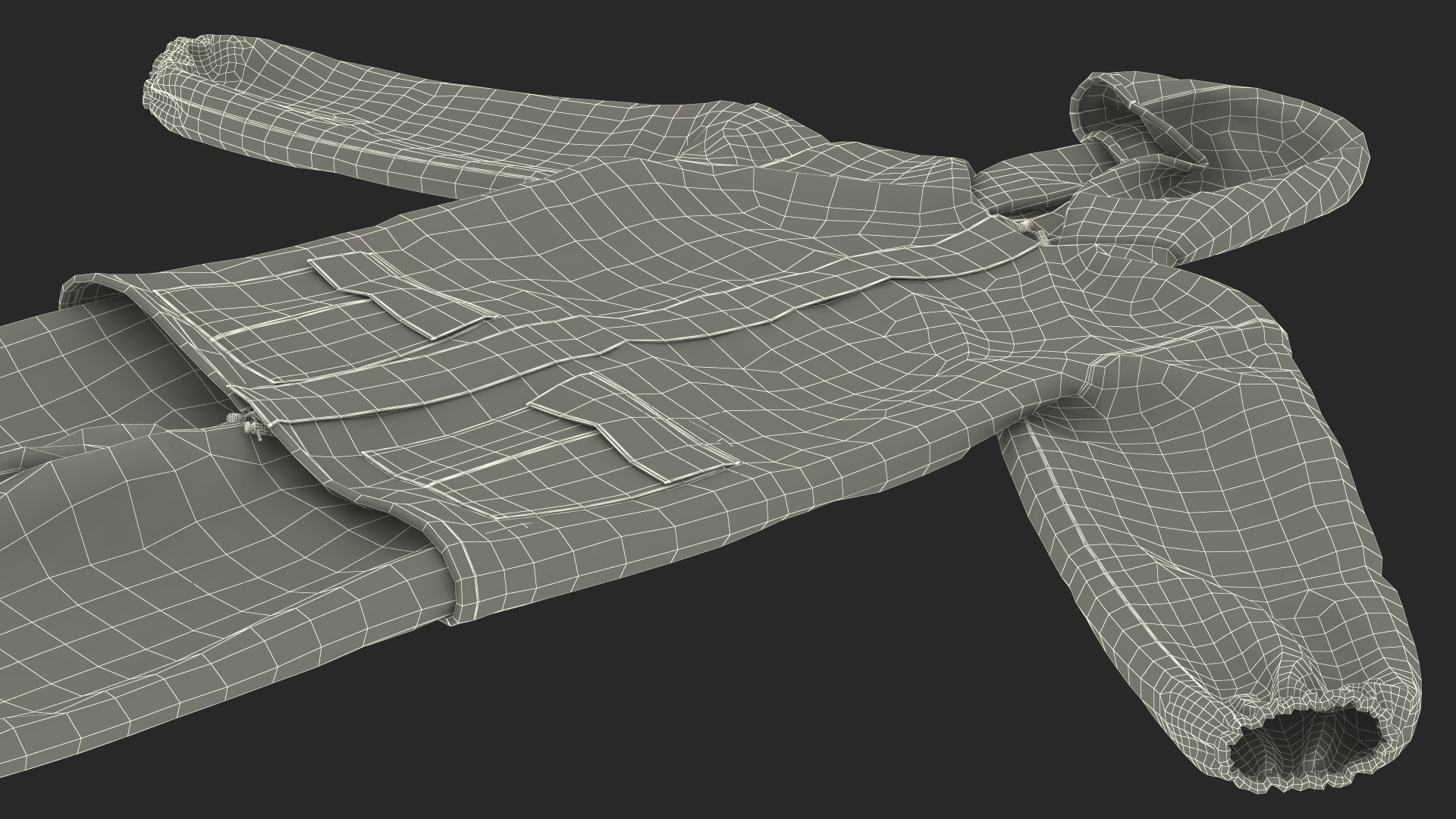 John Deere Safety Rain Suit Yellow 3D model