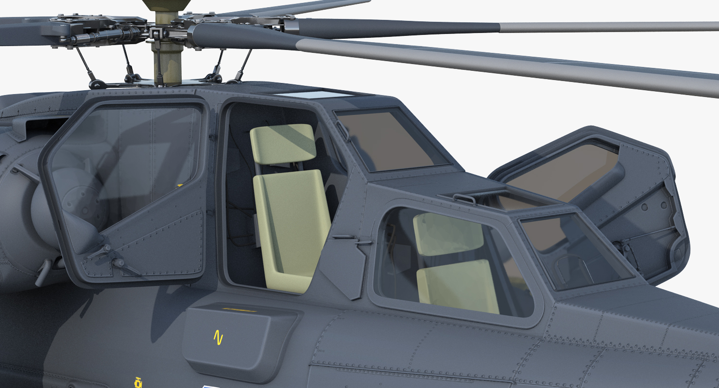 3D model Attack Helicopter MI 28H Havoc