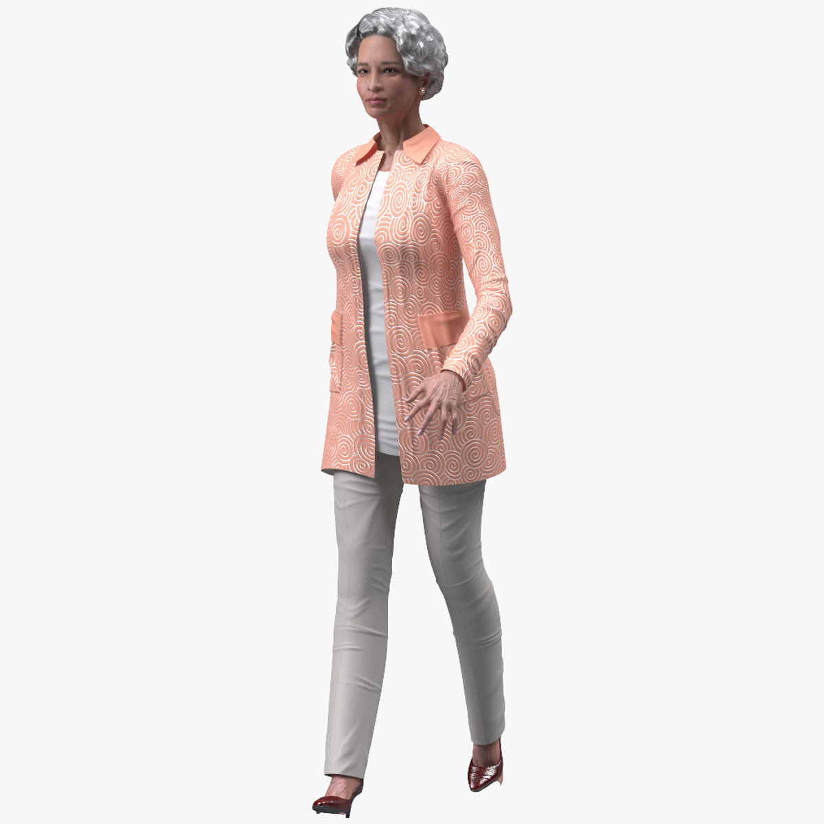 Asian Woman Everyday Style Rigged for Cinema 4D 3D