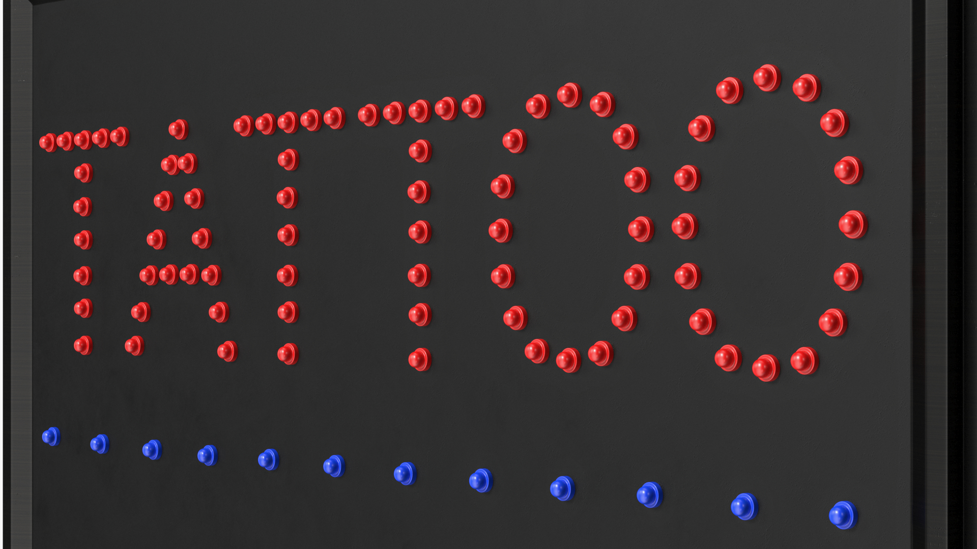Light Billboard Tattoo LED Red Sign OFF 3D model