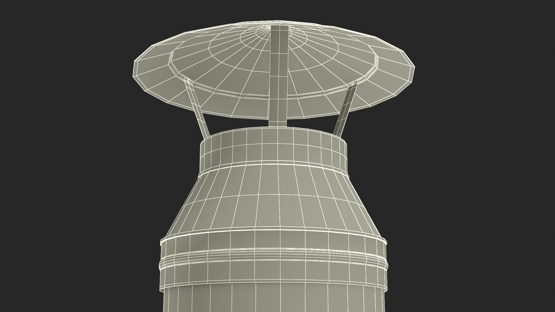 3D model Stainless Steel Chimney Corner Base