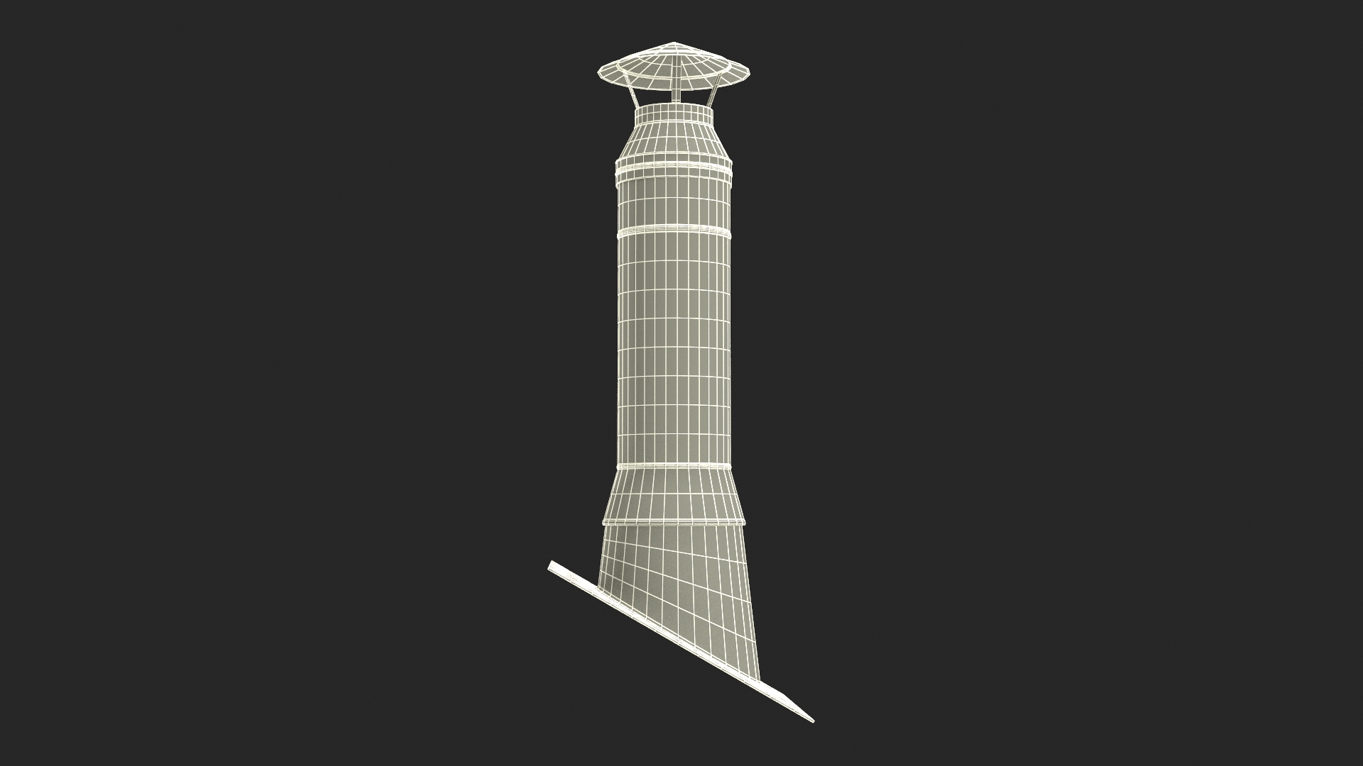 3D model Stainless Steel Chimney Corner Base