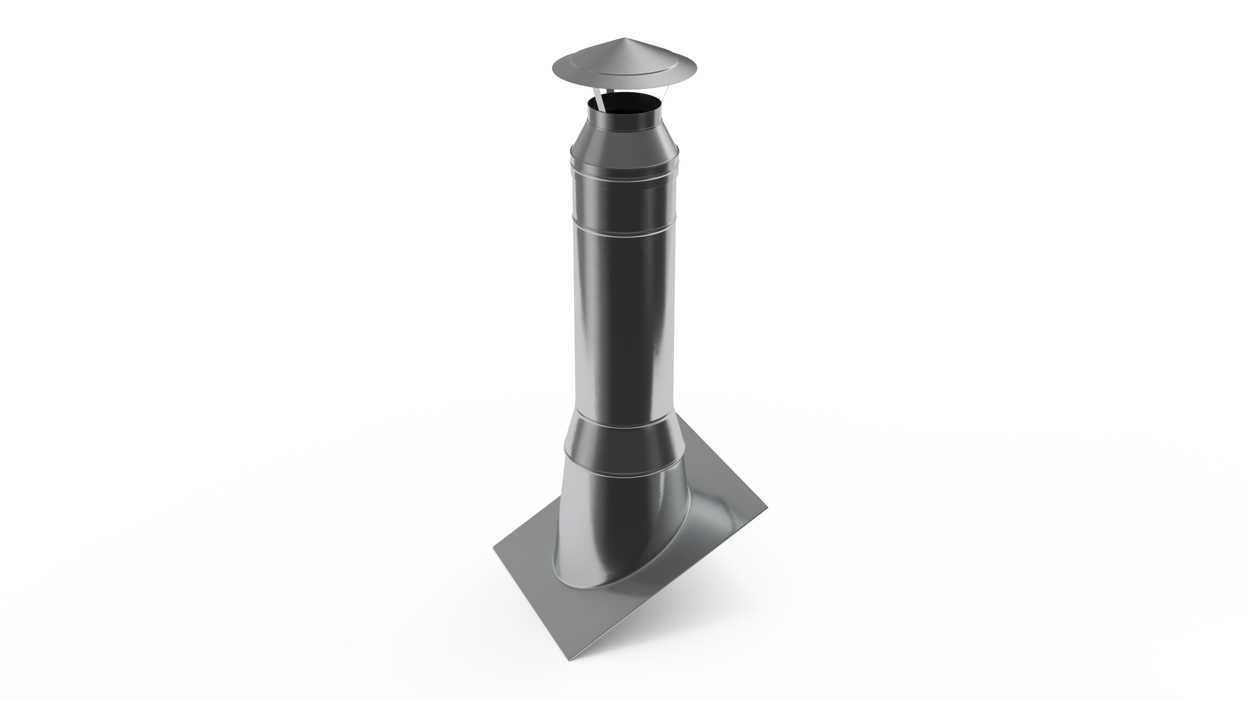 3D model Stainless Steel Chimney Corner Base