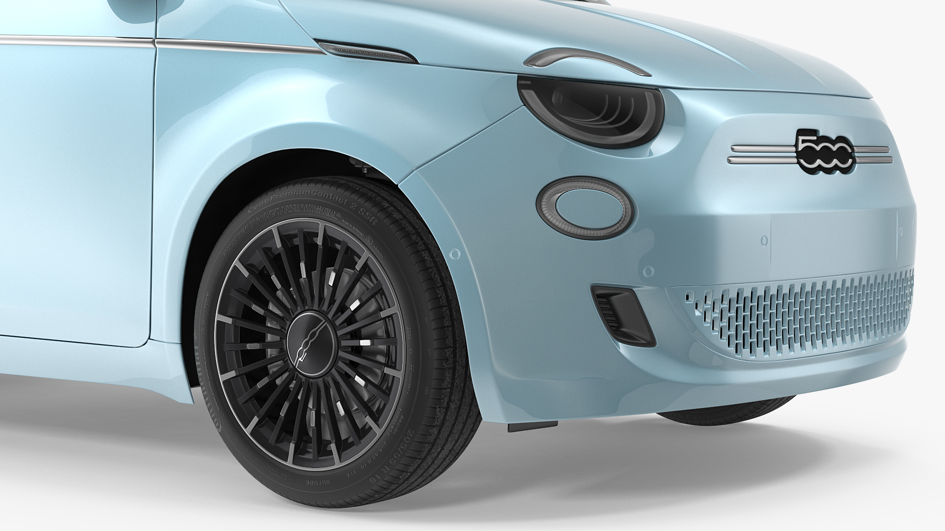 3D model Fiat 500 Cabrio LaPrima Rigged