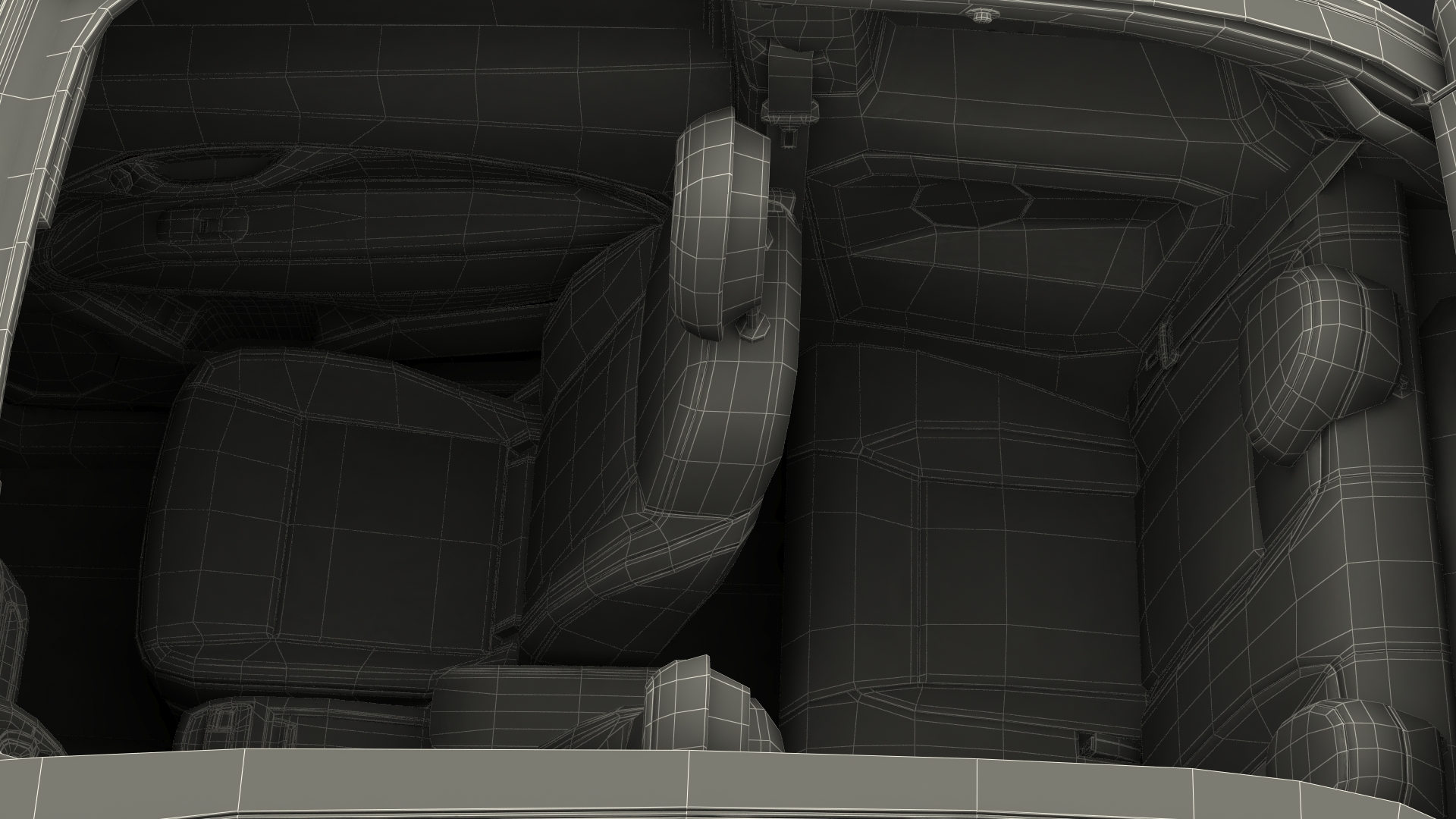 3D model Fiat 500 Cabrio LaPrima Rigged