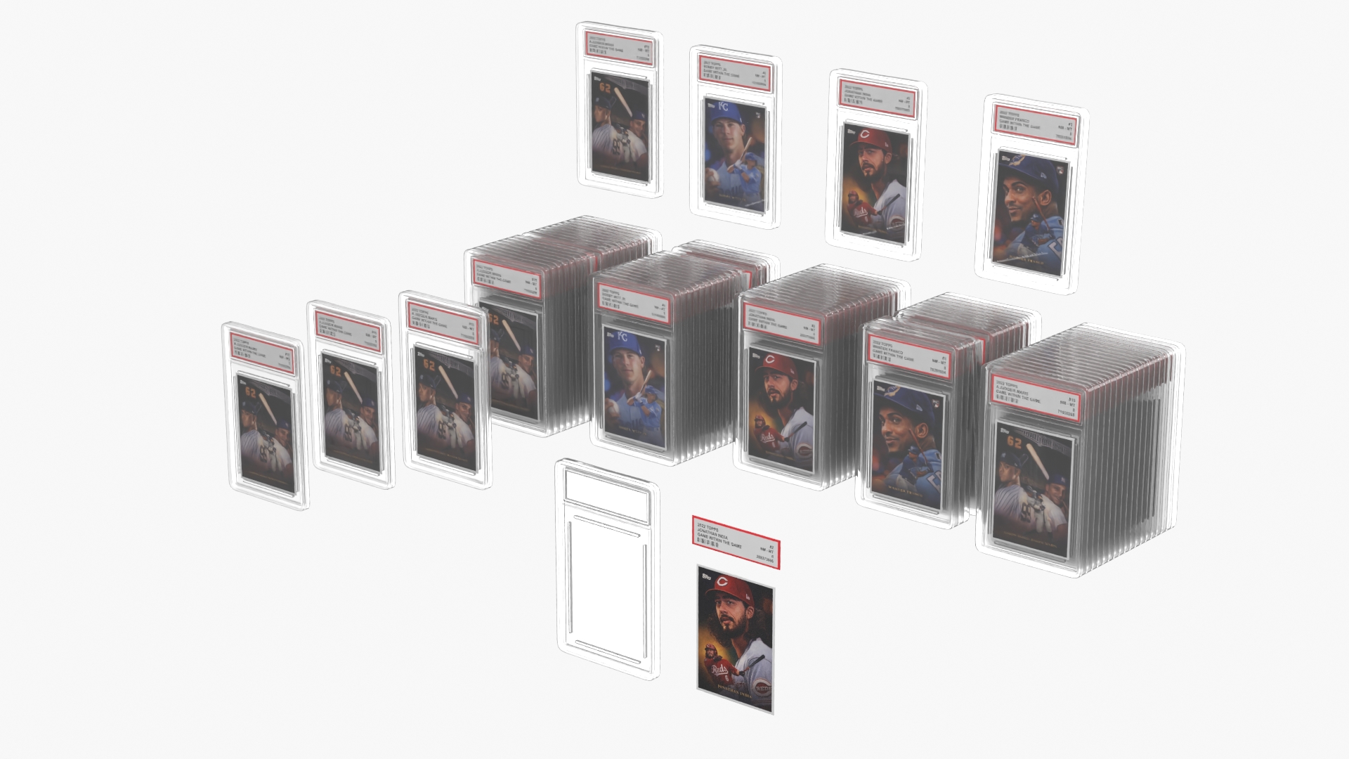 Topps 2022 Graded Baseball Cards in Storage Case Black - view 7