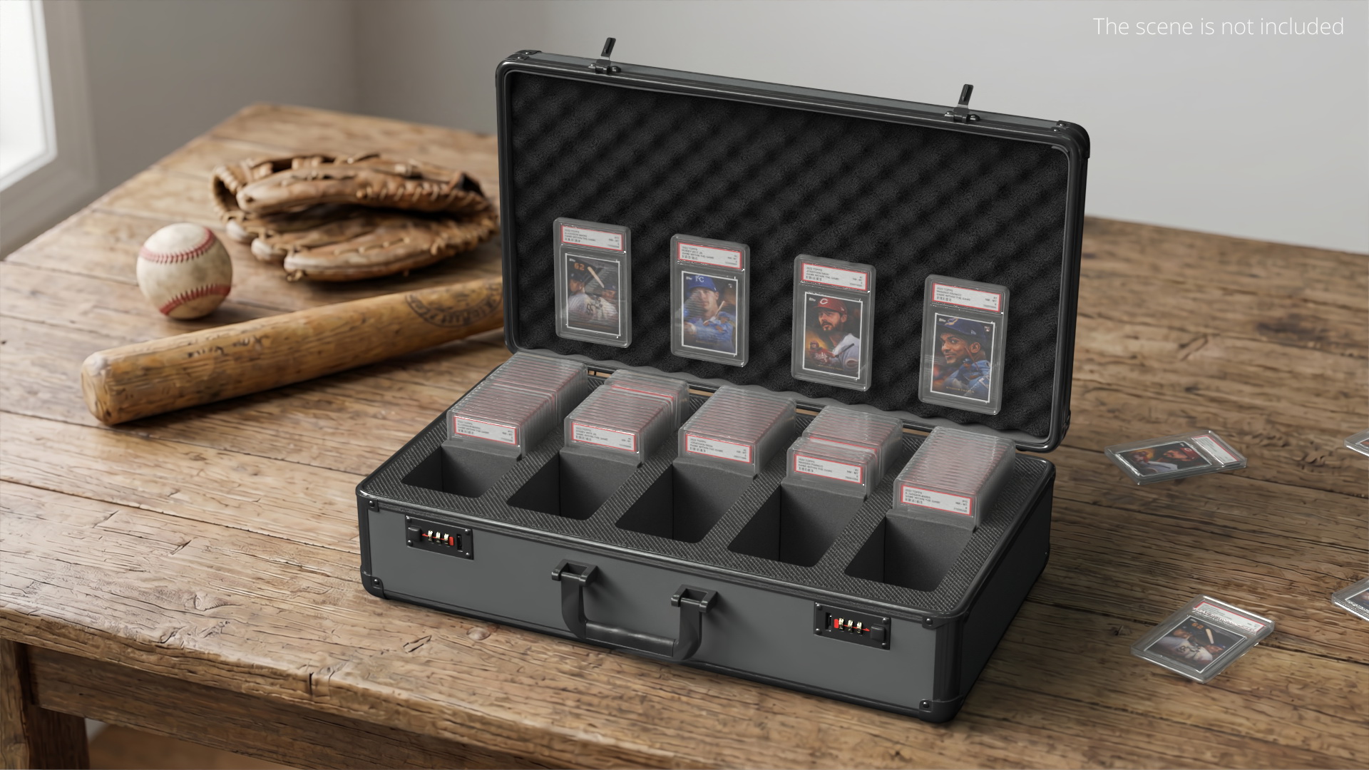 Topps 2022 Graded Baseball Cards in Storage Case Black - view 3