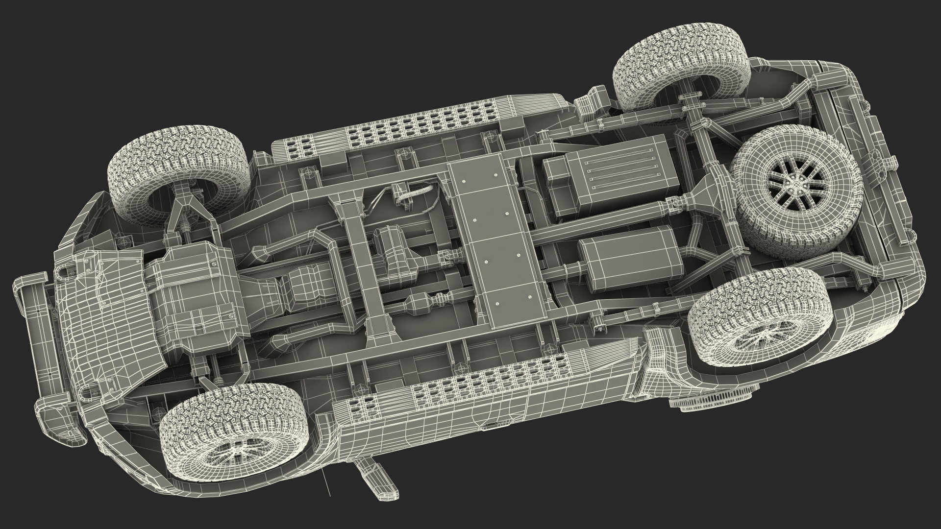 Ford F150 Raptor with X-MADIS Anti Drone System 3D