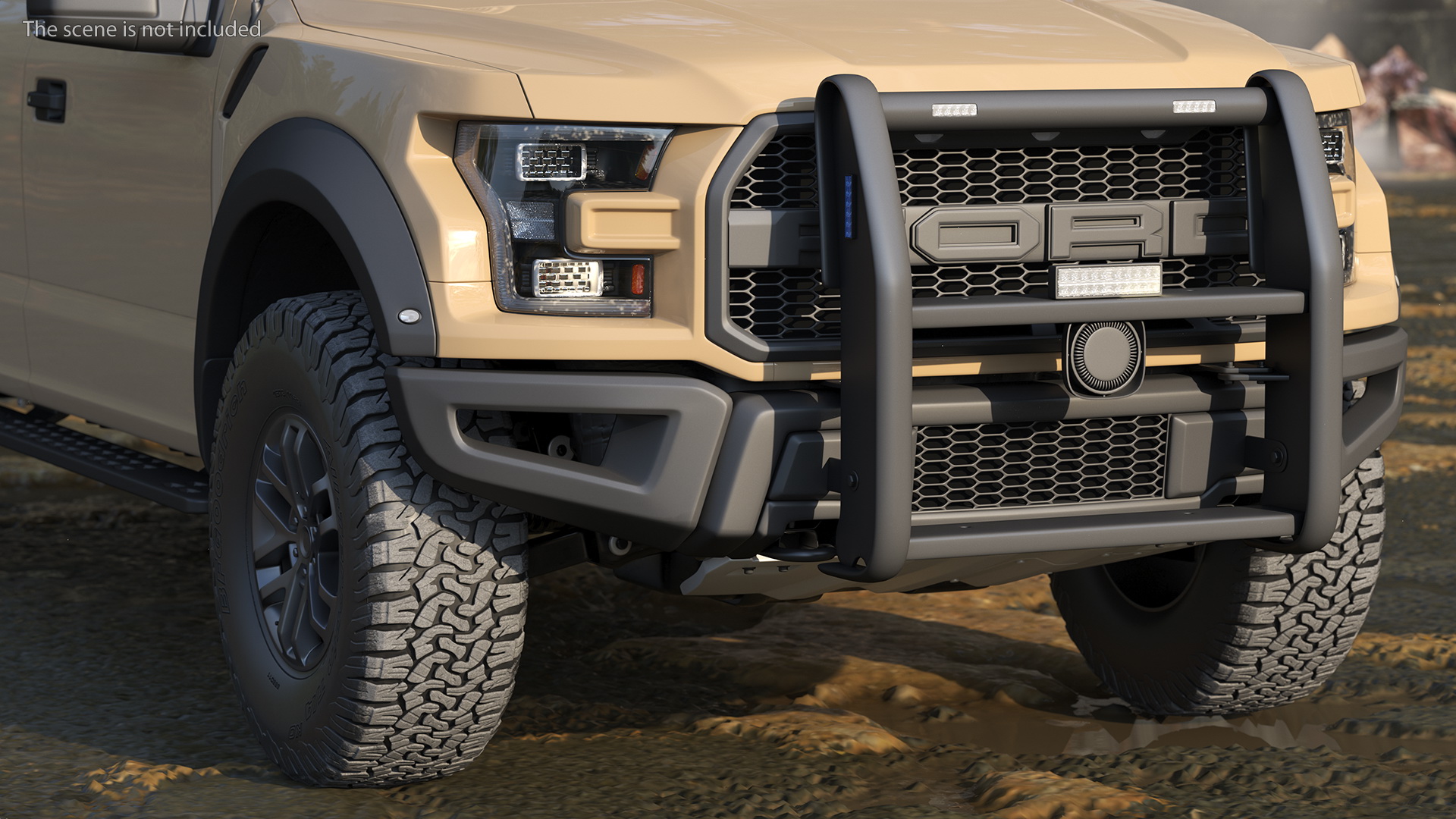 Ford F150 Raptor with X-MADIS Anti Drone System 3D