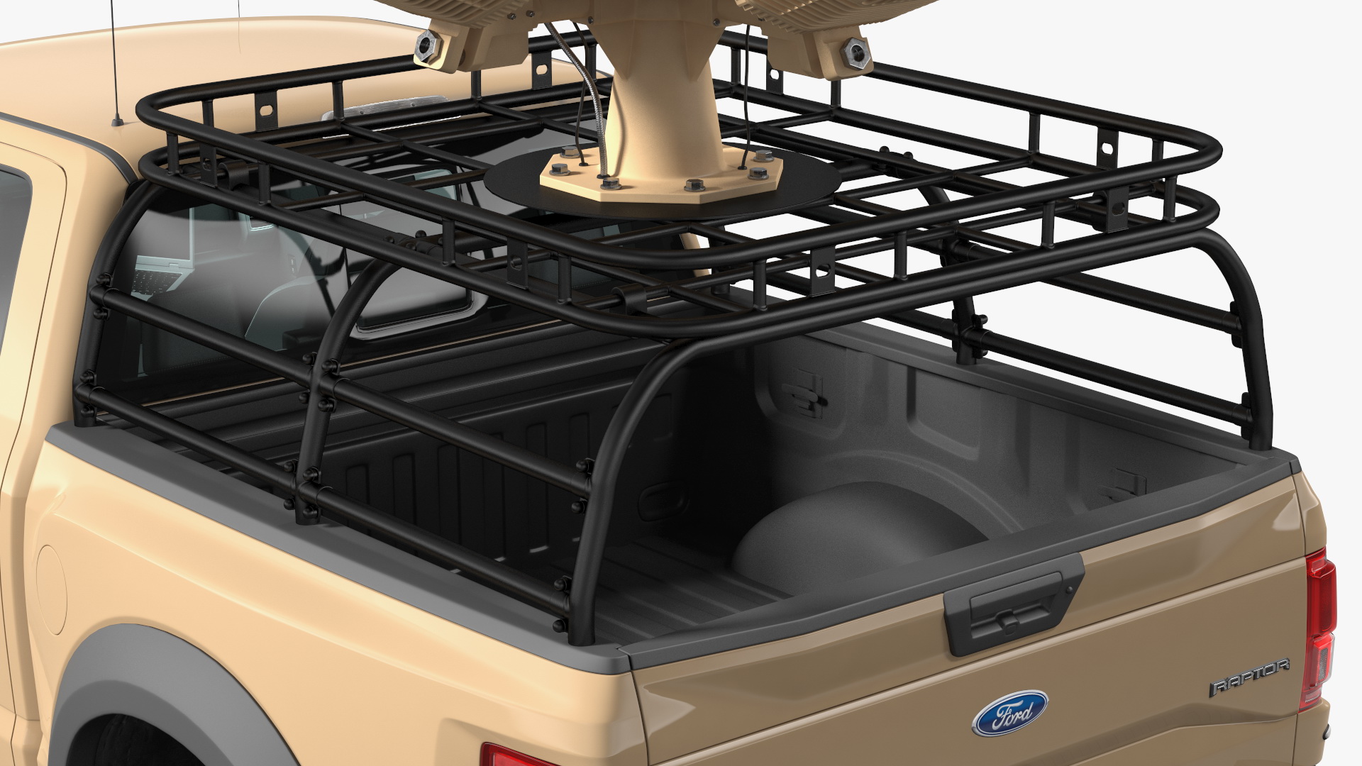 Ford F150 Raptor with X-MADIS Anti Drone System 3D